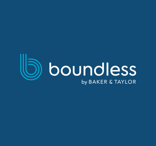 Boundless logo on a blue background.